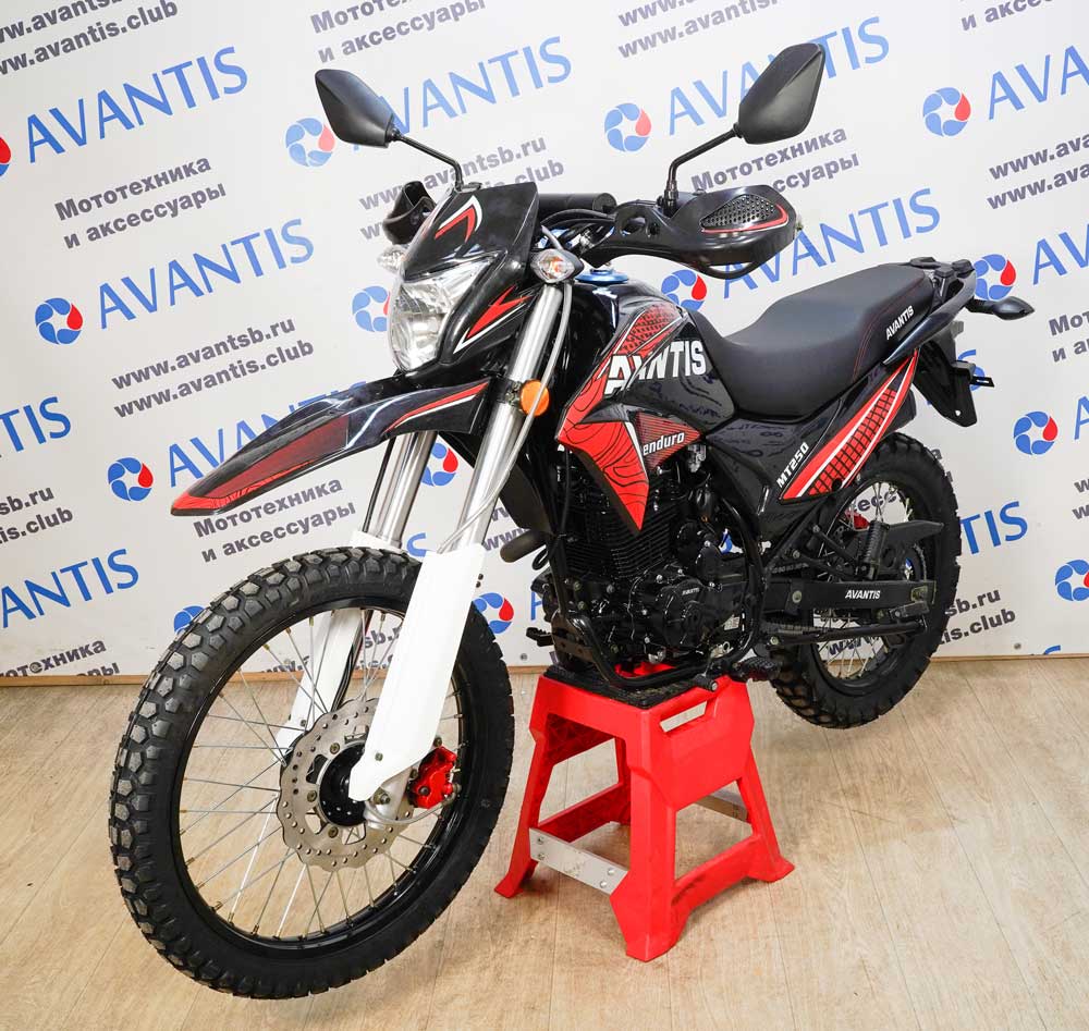 Мотоцикл Avantis MT250 (172 FMM) с ПТС (красный)